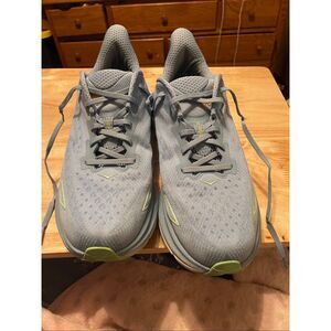 Hoka One One Mens Blue Clifton 9 Athletic Running Sneakers Size 13 2E